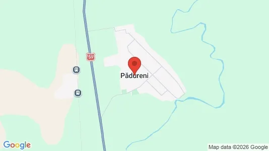 Houses for rent i Pădureni - kort over placeringen