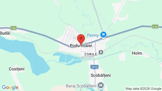 Houses for rent i Podu Iloaiei - kort over placeringen
