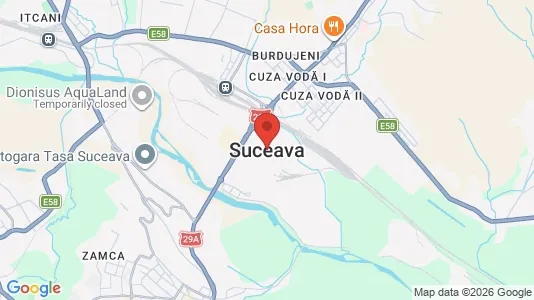 Houses for rent i Suceava - kort over placeringen