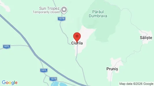 Houses for rent i Ciurila - kort over placeringen