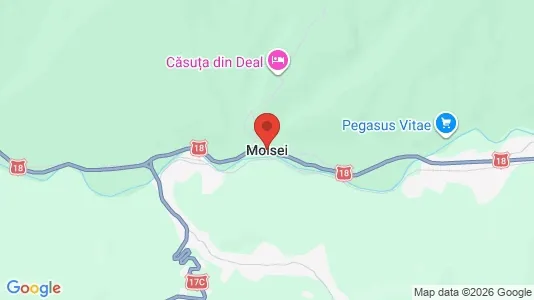 Houses for rent i Moisei - kort over placeringen