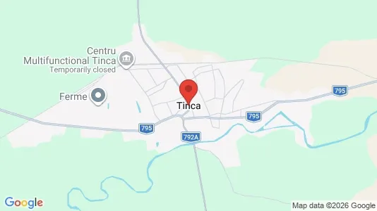 Houses for rent i Tinca - kort over placeringen