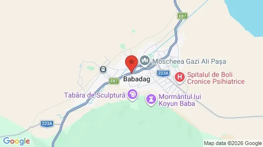 Houses for rent i Babadag - kort over placeringen