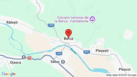 Apartments for rent i Berca - kort over placeringen