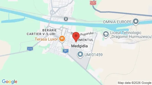Apartments for rent i Medgidia - kort over placeringen