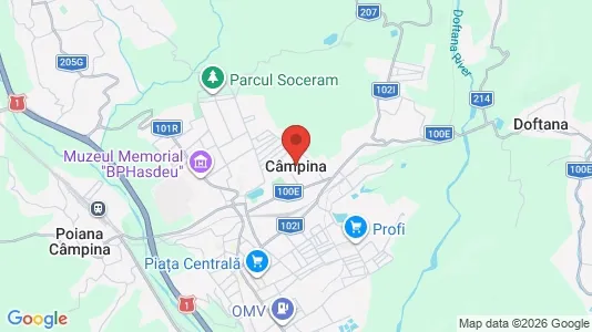 Houses for rent i Câmpina - kort over placeringen