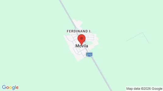 Houses for rent i Movila - kort over placeringen