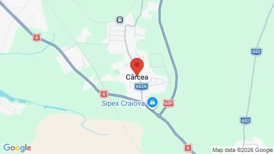 Houses for rent i Cârcea - kort over placeringen
