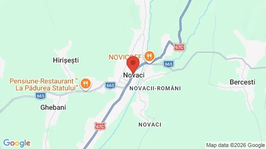 Houses for rent i Novaci - kort over placeringen