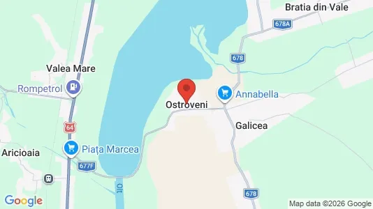 Houses for rent i Ostroveni - kort over placeringen