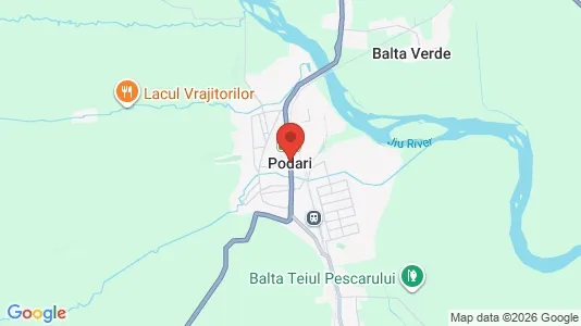 Houses for rent i Podari - kort over placeringen