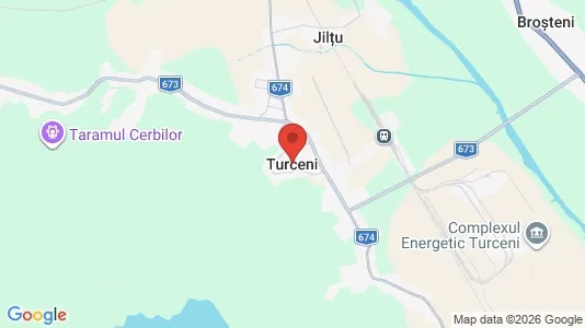 Houses for rent i Turceni - kort over placeringen