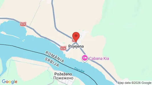 Houses for rent i Pojejena - kort over placeringen