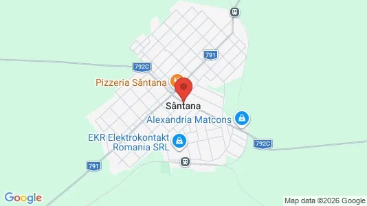 Houses for rent i Sântana - kort over placeringen