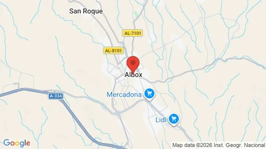 Houses for rent i Albox - kort over placeringen