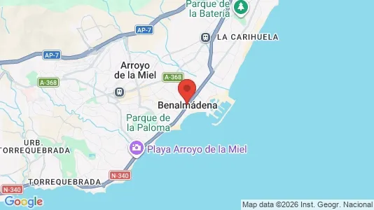Houses for rent i Benalmádena - kort over placeringen