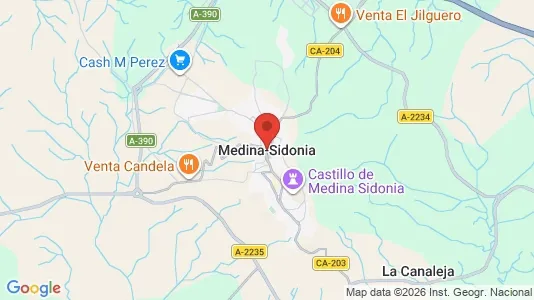 Houses for rent i Medina-Sidonia - kort over placeringen