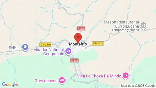 Houses for rent i Montefrío - kort over placeringen