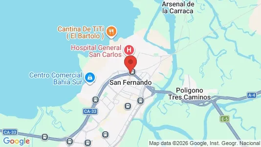 Apartments for rent i San Fernando - kort over placeringen