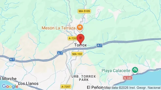 Houses for rent i Torrox - kort over placeringen