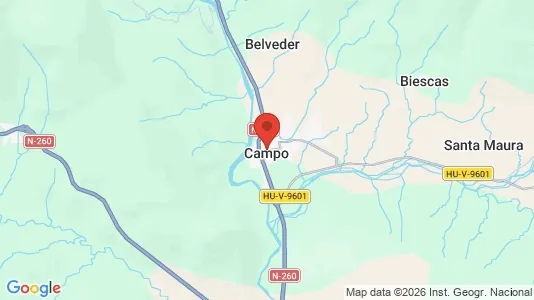 Houses for rent i Campo - kort over placeringen