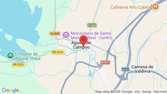 Apartments for rent i Aguilar de Campoo - kort over placeringen