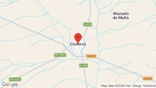 Apartments for rent i Cisneros - kort over placeringen