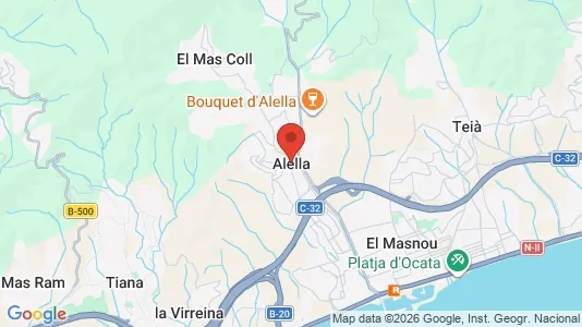 Houses for rent i Alella - kort over placeringen
