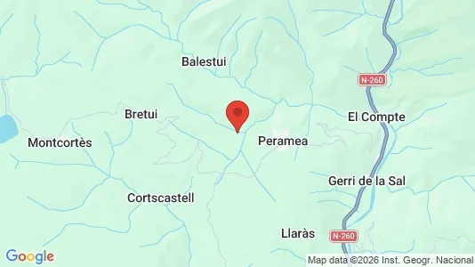 Apartments for rent i Baix Pallars - kort over placeringen