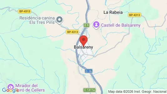 Houses for rent i Balsareny - kort over placeringen
