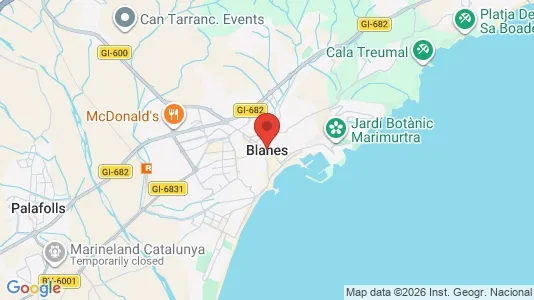 Houses for rent i Blanes - kort over placeringen