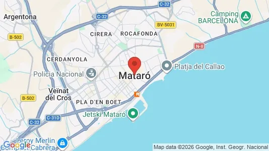 Houses for rent i Mataró - kort over placeringen