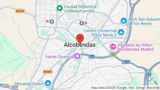 Apartments for rent i Alcobendas - kort over placeringen