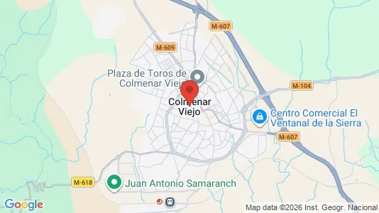 Apartments for rent i Colmenar Viejo - kort over placeringen