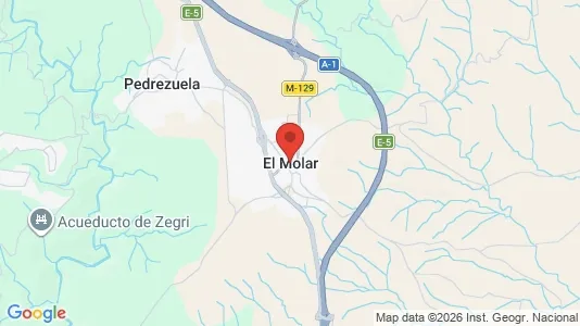 Houses for rent i El Molar - kort over placeringen