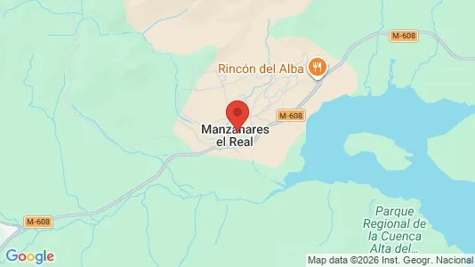 Apartments for rent i Manzanares el Real - kort over placeringen