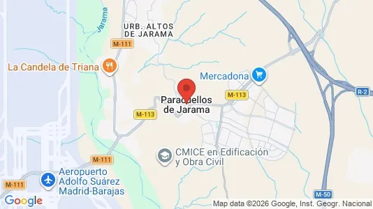 Apartments for rent i Paracuellos de Jarama - kort over placeringen