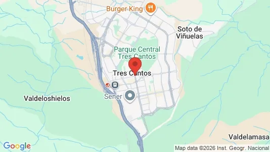 Apartments for rent i Tres Cantos - kort over placeringen