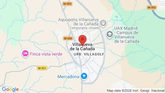Houses for rent i Villanueva de la Cañada - kort over placeringen