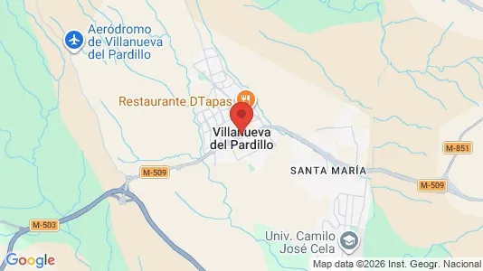 Apartments for rent i Villanueva del Pardillo - kort over placeringen