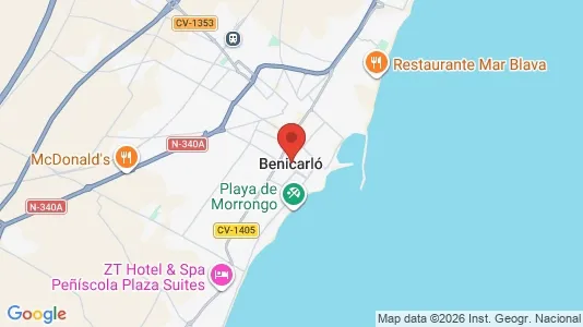 Houses for rent i Benicarló - kort over placeringen