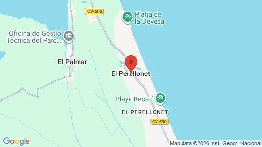 Apartments for rent i El Perellonet - kort over placeringen