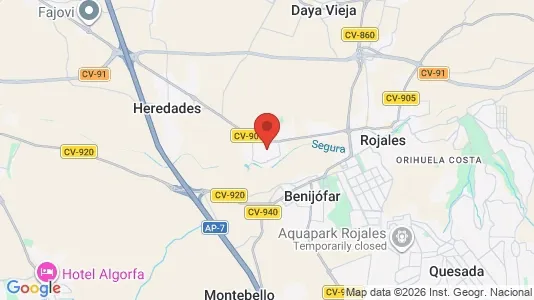 Houses for rent i Formentera del Segura - kort over placeringen