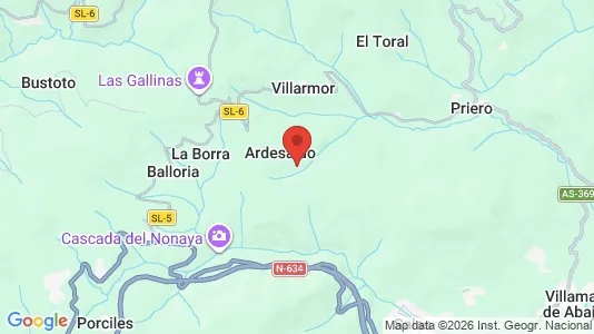 Apartments for rent i La Granja - kort over placeringen