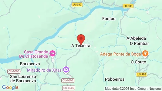 Apartments for rent i A Teixeira - kort over placeringen