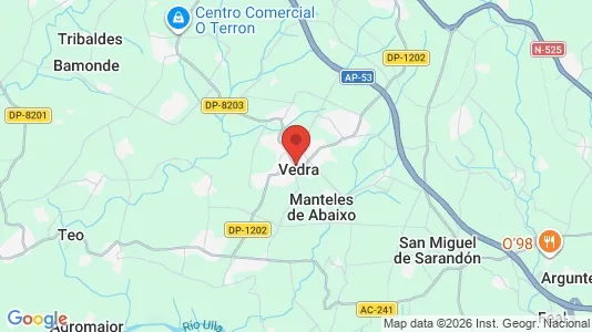 Apartments for rent i Vedra - kort over placeringen