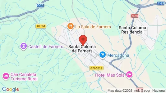 Houses for rent i Selva - kort over placeringen