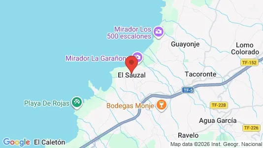 Houses for rent i El Sauzal - kort over placeringen