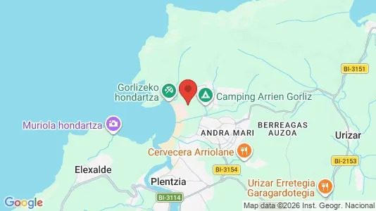 Houses for rent i Gorliz - kort over placeringen