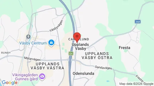 Houses for rent i Upplands Väsby - kort over placeringen